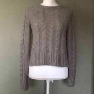 bebe cable knit sweater